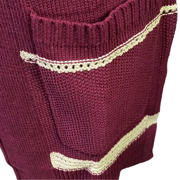 Lety and Me Knitted Hooded Cardigan Size Medium NWOT - Picture 8 of 9